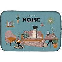 "Caroline's Treasures CK7943DDM Smooth Fox Terrier Sweet Home dish-drying-mats, 14 x 21, Multicolor"