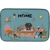 "Caroline's Treasures Dapple Wire Haired Dachshund Sweet Home dish-drying-mats, 14 x 21, Multicolor"