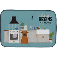 "Caroline's Treasures CK7815DDM Chinese Chongqing Dog Kitchen Scene dish-drying-mats, 14 x 21, Multicolor"