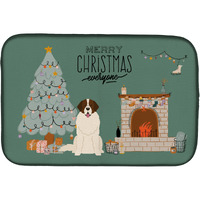 "Caroline's Treasures CK7590DDM Moscow Watchdog Christmas Everyone dish-drying-mats, 14 x 21, Multicolor"