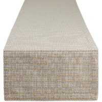 DII Stone Farmhouse Gingham Table Runner