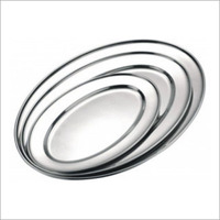Star Dist 2361 12 in. Stainless Steel Oval Tray