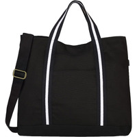 Eco Right Extra Large Canvas Tote Bag for Shopping & Work, Beach Bag with Adjustable Crossbody Handles