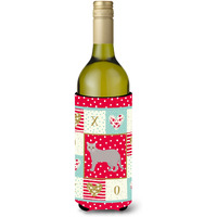 British Semi Longhair Cat Love Wine Bottle Hugger CK5567LITERK