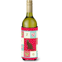 Havana Brown Cat Love Wine Bottle Hugger CK5764LITERK