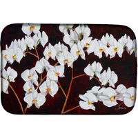Orchids by Ferris Hotard Dish Drying Mat