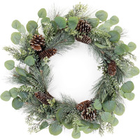 Pine and Eucalyptus Wreath 25"D