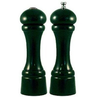 8 in. Forest Green Pepper Mill and Salt Shaker Set