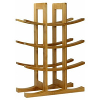 12-Bottle Natural Bambbo Wine Rack