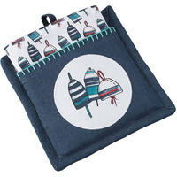 Nautical Kitchen Collection - 2-Pc. Potholder & Towel Set