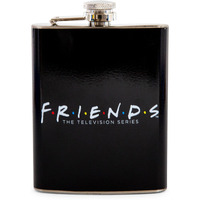 Friends Logo Stainless Steel Flask  Holds 7 Ounces