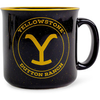 Yellowstone Dutton Ranch ceramic camper Mug  Holds 20 Ounces