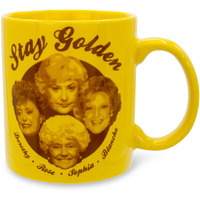 The golden girls Stay golden gold ceramic coffee Mug  Holds 20 Ounces