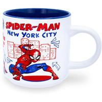 Marvel comics Spider-Man New York city ceramic Mug  Holds 13 Ounces