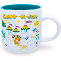 care Bears care-A-Lot  Allover Icons ceramic coffee Mug  Holds 13 Ounces