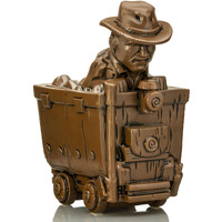 geeki Tikis Indiana Jones In Mine cart ceramic Mug  Holds 24 Ounces