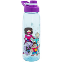 Steven Universe characters Water Bottle With Screw-Top Lid  Holds 28 Ounces