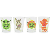 Shrek characters 2-Ounce Mini Shot glasses  Set of 4