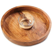 Acacia Serving Collection - Chip and Dip Platter