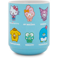 Sanrio Hello Kitty and Friends Drinking Boba Asian ceramic Tea cup  9 Ounces