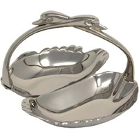 5.75 x 5.25 x 4.25 in. Swan Double Dish