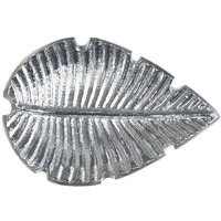 5.51 x 3.93 x 0.98 in. Handmade Silver Coated Decorative Aluminum Tray