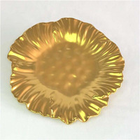 Botanic Collection Titanium Porcelain Sunflower Plate 12.25'