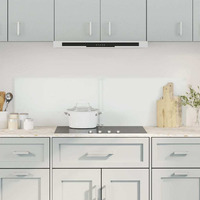vidaXL Kitchen Backsplashes 2 pcs Transparent 27.6"x15.7" Tempered Glass