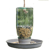 Hanging Mason Jar Birdfeeder