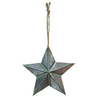 Copper Star Ornament, 6"