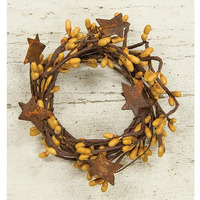 Pip Berry Ring With Stars, Old Gold, 2"