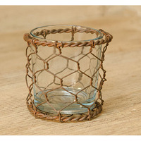 *Chicken Wire Votive Holder