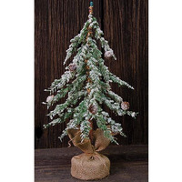 Icy Wispy Christmas Tree, 18"