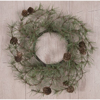 Cypress Pine Candle Ring, 4"