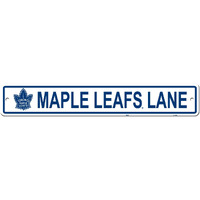 Toronto Maple Leafs Sign 4x24 Plastic Street Style CO
