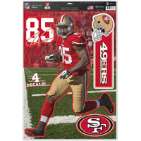 San Francisco 49ers Decal 11x17 Multi Use Vernon Davis Design CO
