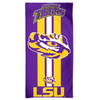 LSU Tigers Towel 30x60 Beach Style
