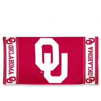 Oklahoma Sooners Towel 30x60 Beach Style