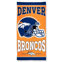Denver Broncos Towel 30x60 Beach Style