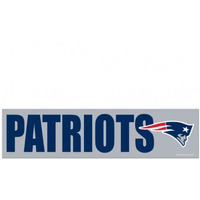 New England Patriots Decal Bumper Sticker