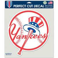 New York Yankees Decal 8x8 Die Cut Color Prime