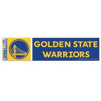 Golden State Warriors Decal 3x12 Bumper Strip Style