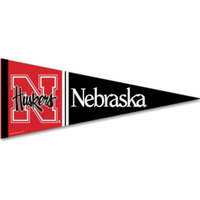 Nebraska Cornhuskers Pennant 12x30 Premium Style