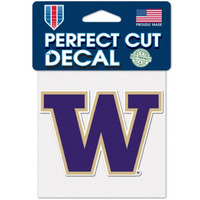 Washington Huskies Decal 4x4 Perfect Cut Color