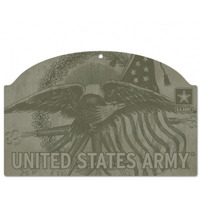 US Army Eagle 11x17 Wood Sign - Special Order
