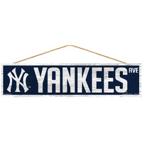 New York Yankees Sign 4x17 Wood Avenue Design