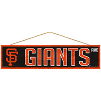 San Francisco Giants Sign 4x17 Wood Avenue Design
