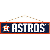 Houston Astros Sign 4x17 Wood Avenue Design