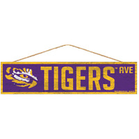 LSU Tigers Sign 4x17 Wood Avenue Design