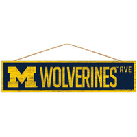 Michigan Wolverines Sign 4x17 Wood Avenue Design